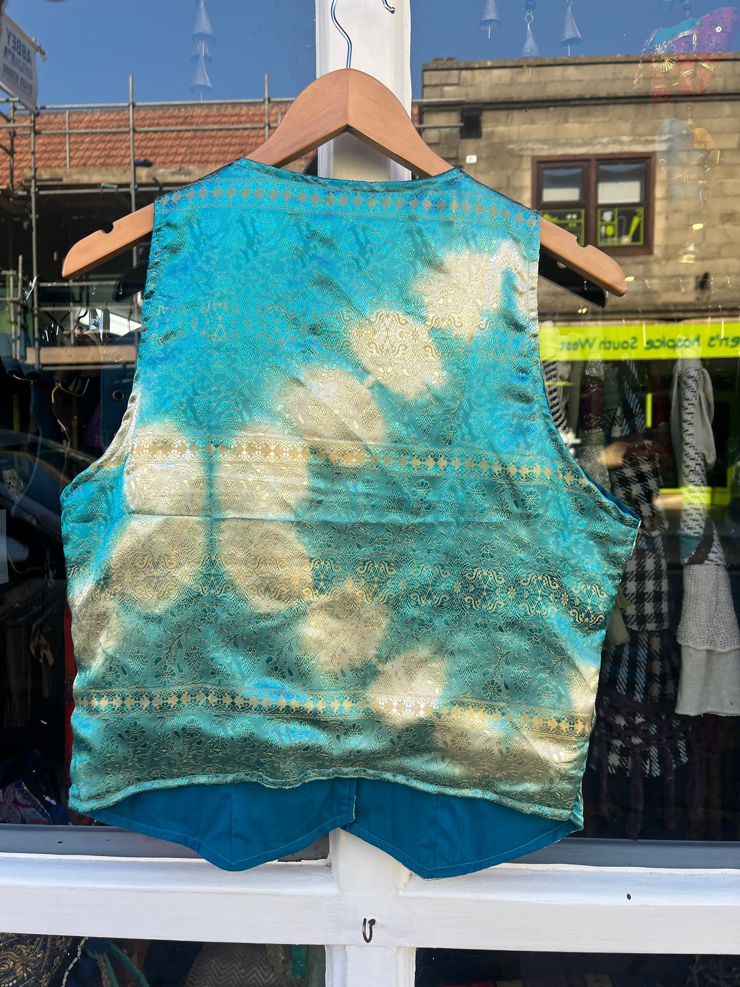 Riptide OOAK Sari Waistcoat