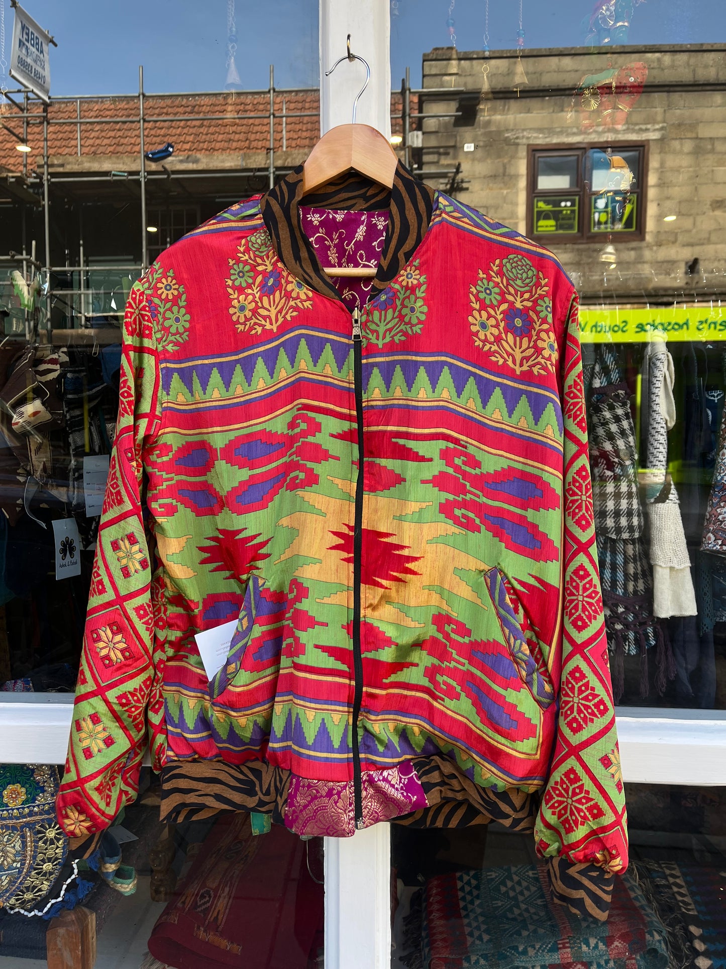 Rose Reversible Unisex Silk Jacket ✨