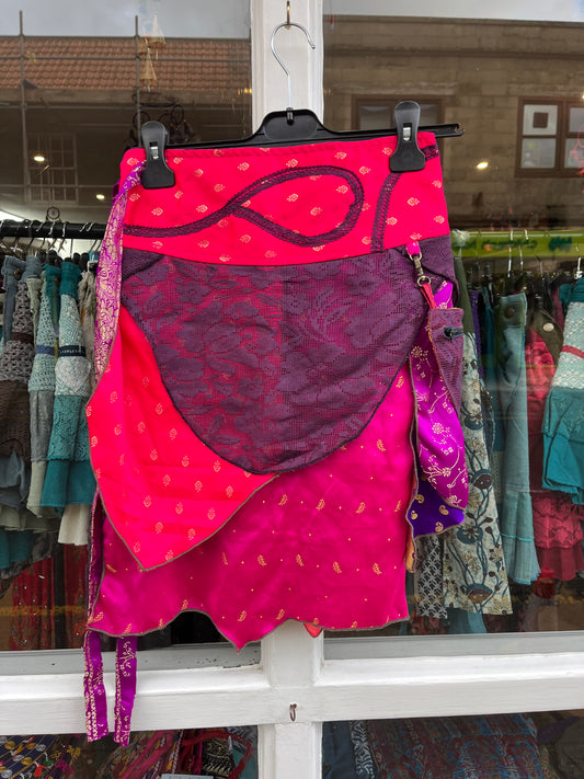 OOAK Amethyst Hankie Mini Skirt