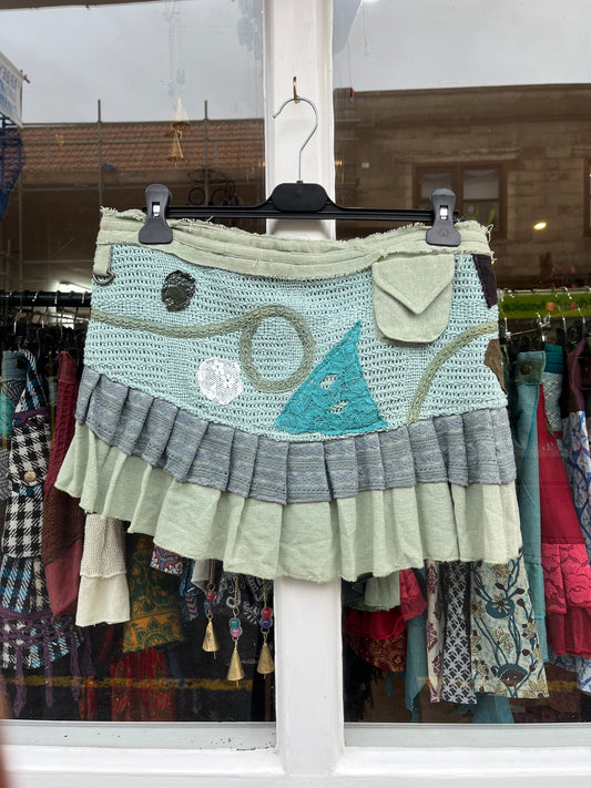 Seafoam Pixie Mini Skirt