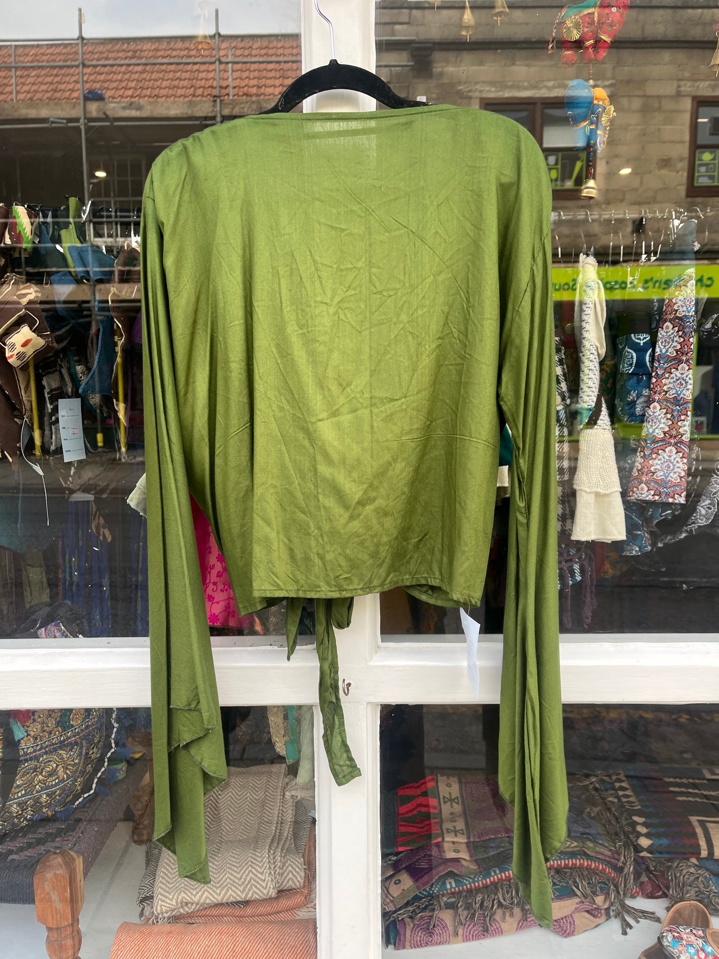 Leaf Lightweight Cotton Tie Top