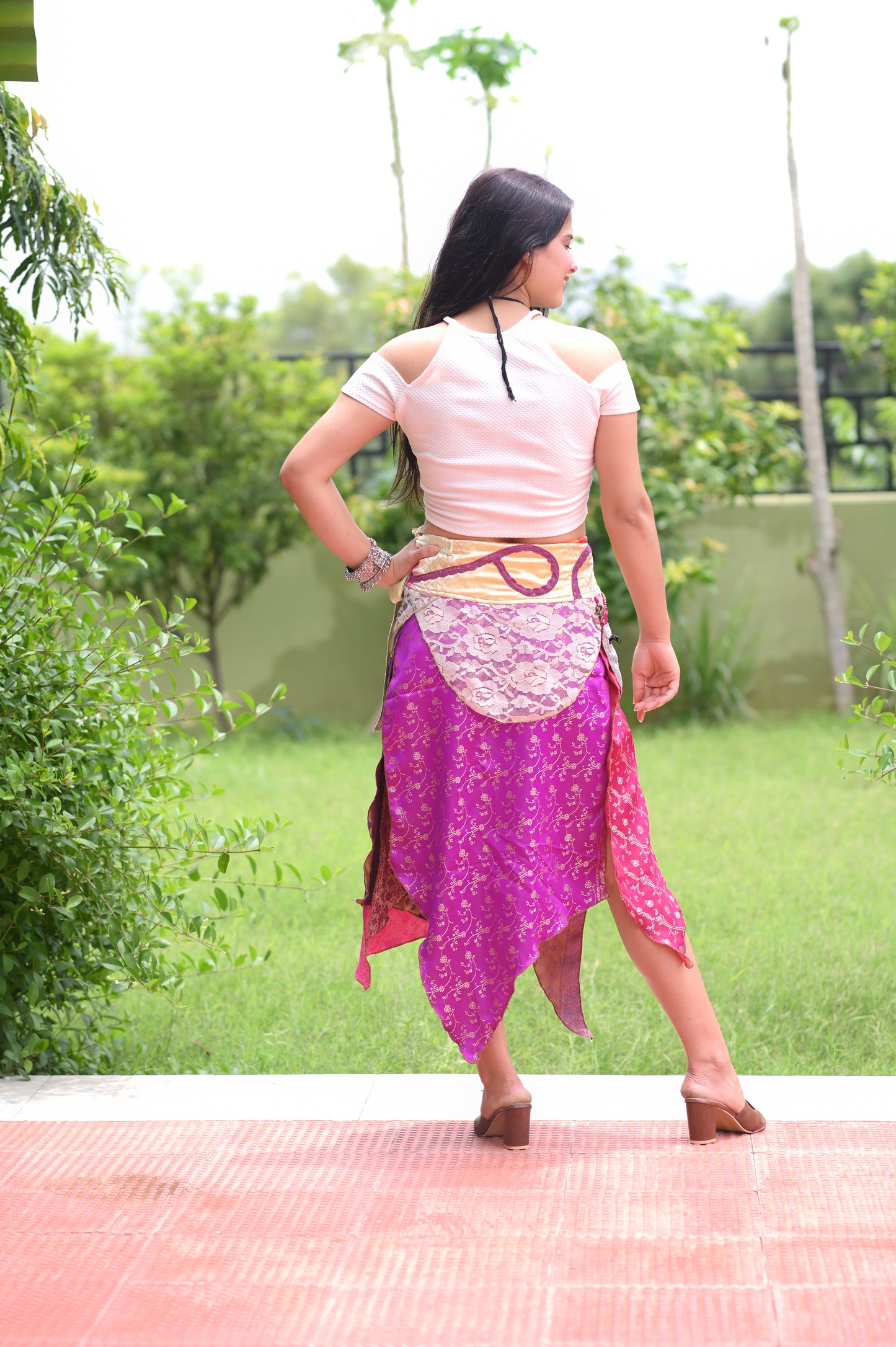 Handmade Bohemian Layered Skirt