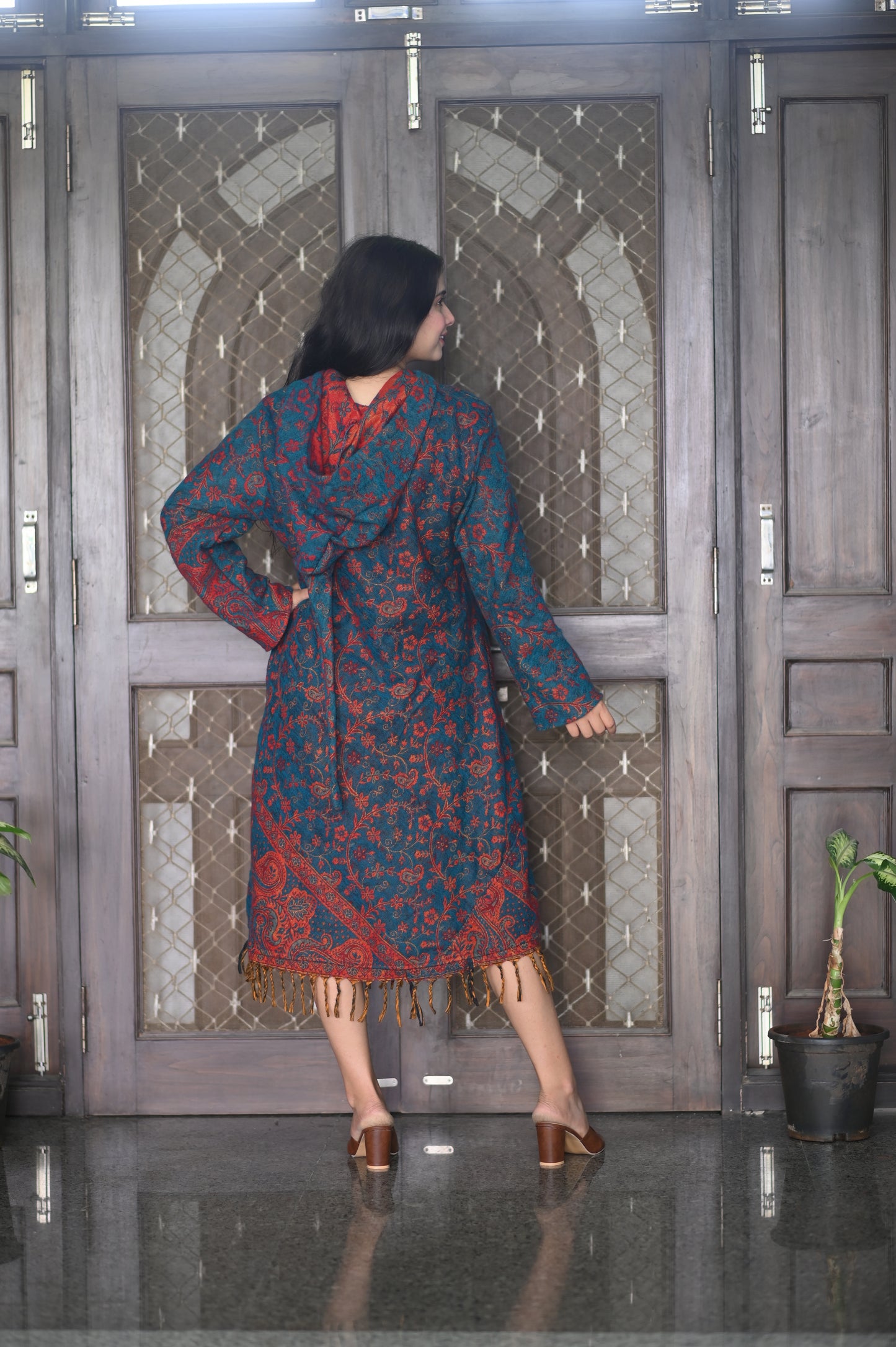 Vintage-Inspired Winter Dress