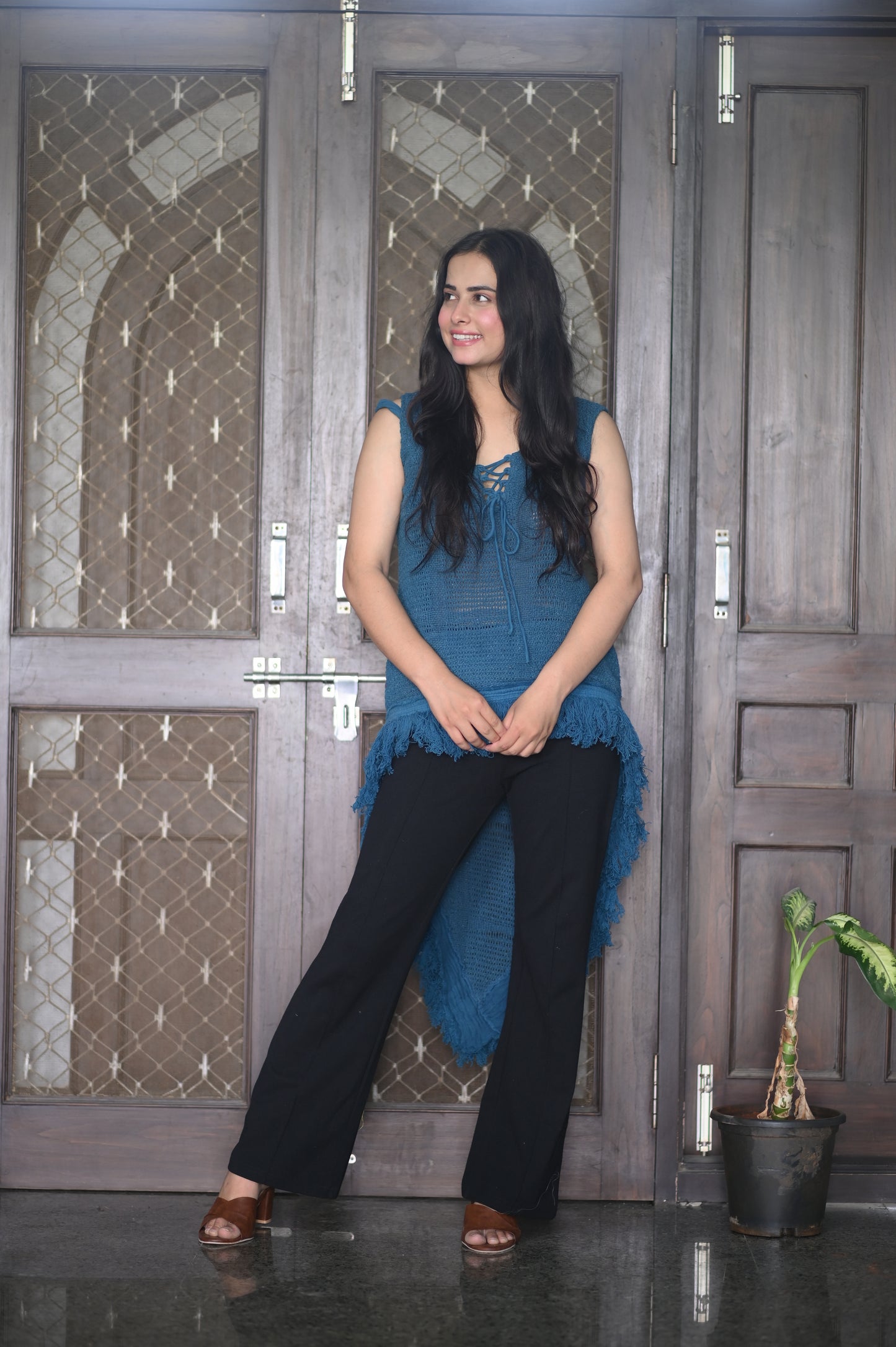 Boho Tide Asymmetrical Top