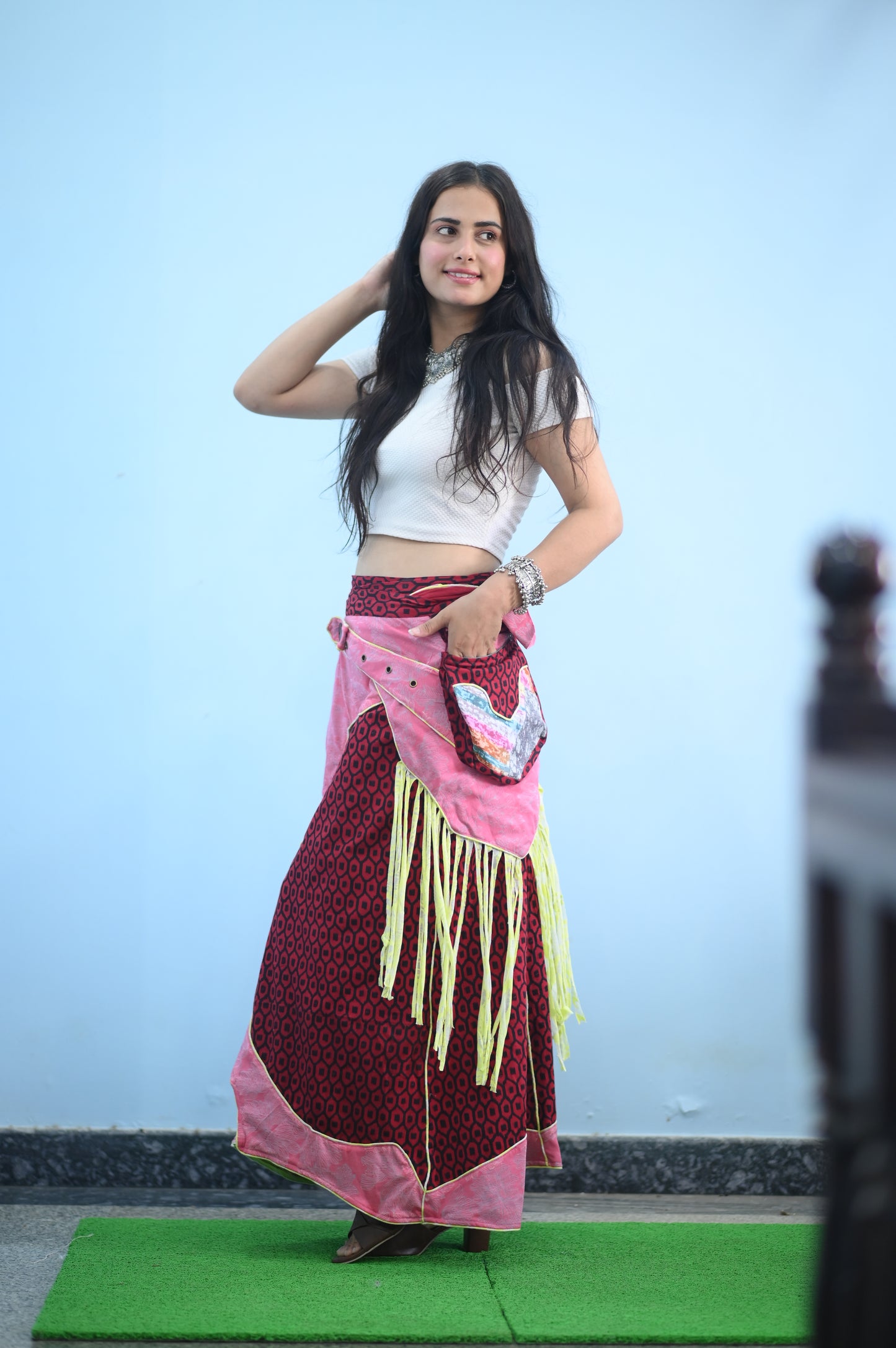Boho Tassel Skirt