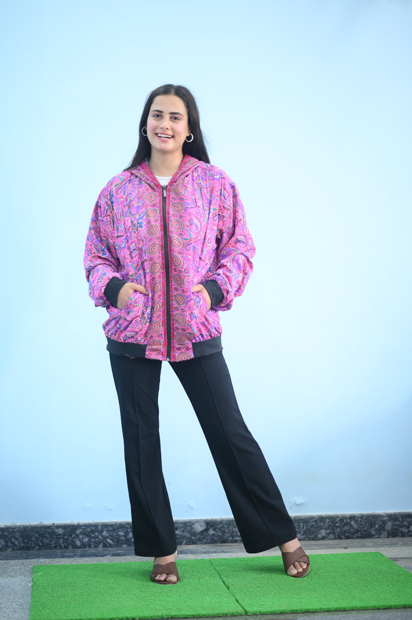 Pink Bloom Festival Jacket