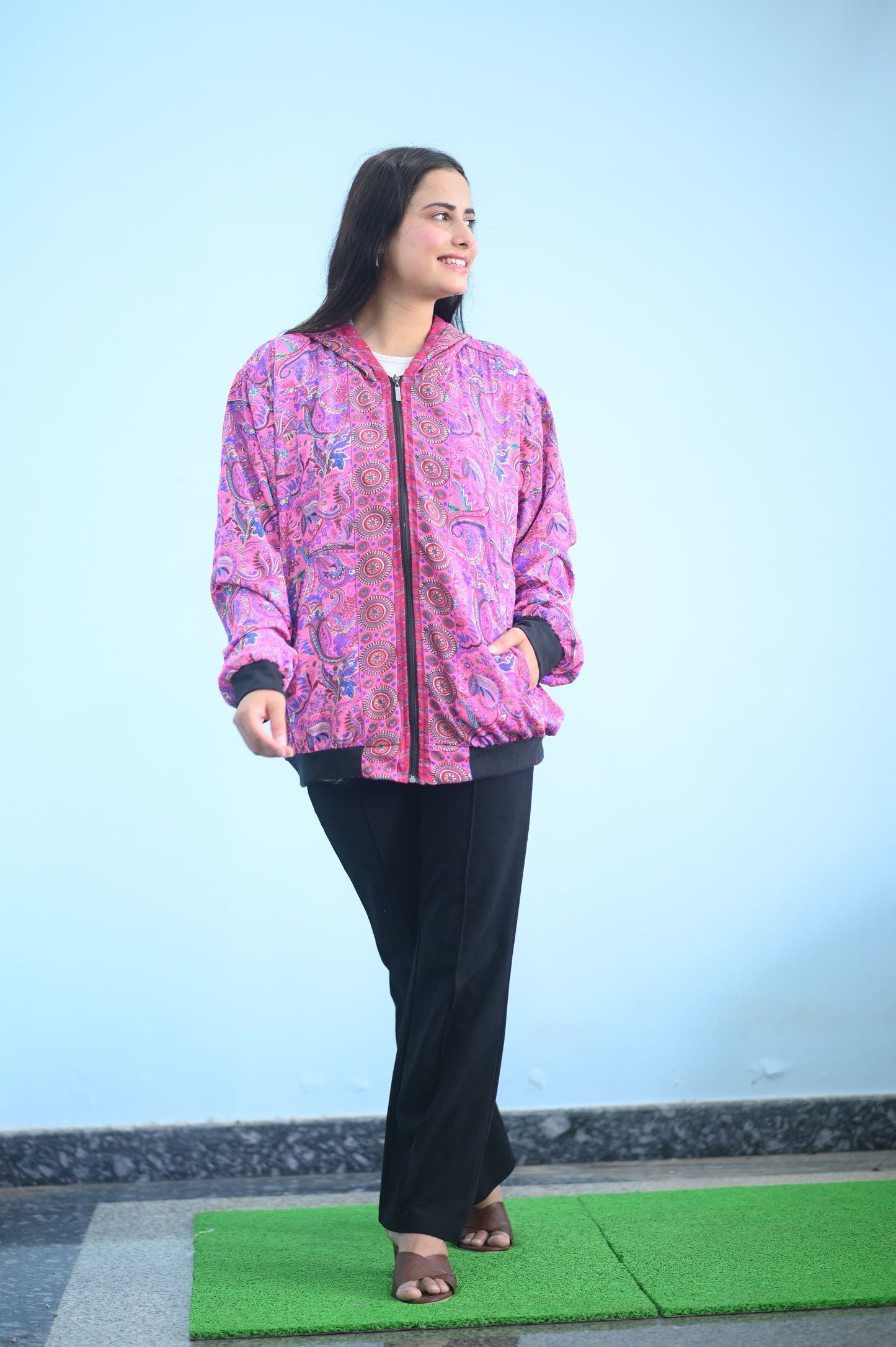 Pink Bloom Festival Jacket