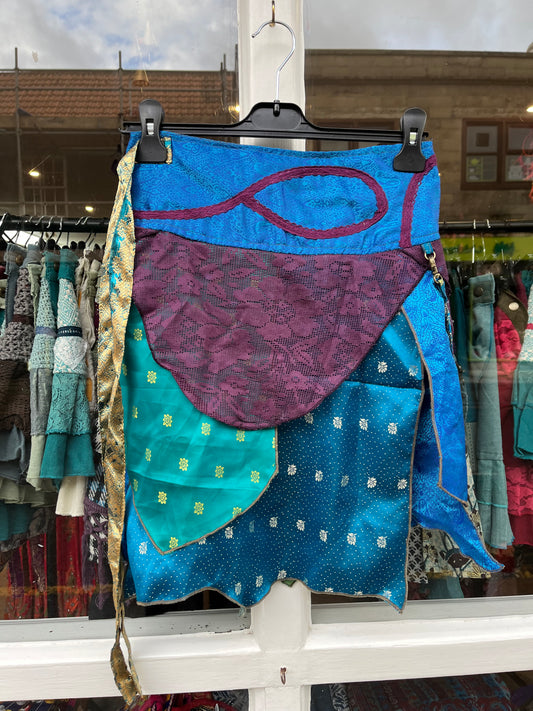 OOAK Lapis Hankie Mini Skirt