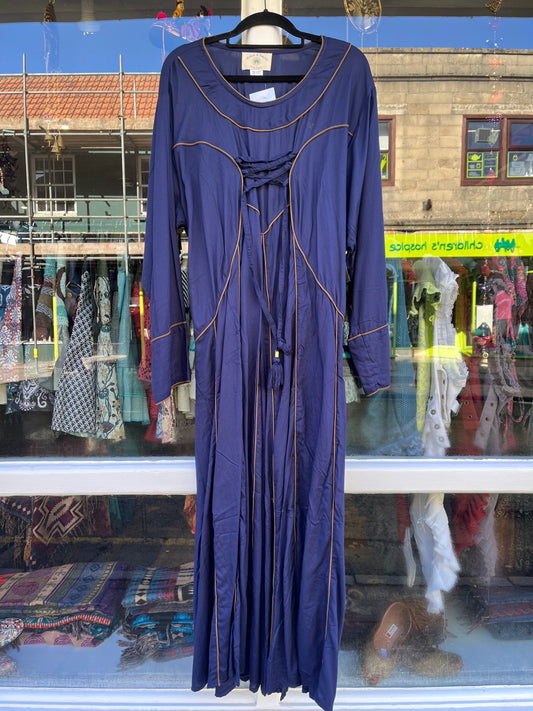 Blueberry Maid Marion Maxi Dress