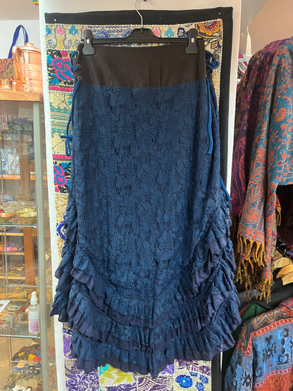 Waterfall Blue Lace Skirt ✨