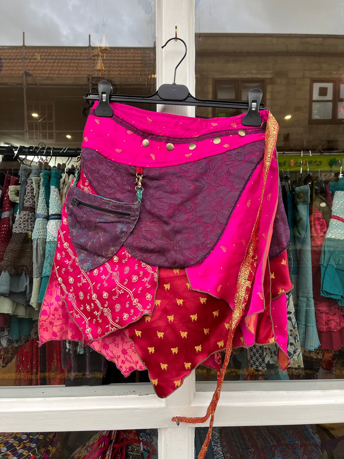 OOAK Amethyst Hankie Mini Skirt