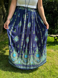 Hand Embellished Maxi Skirt