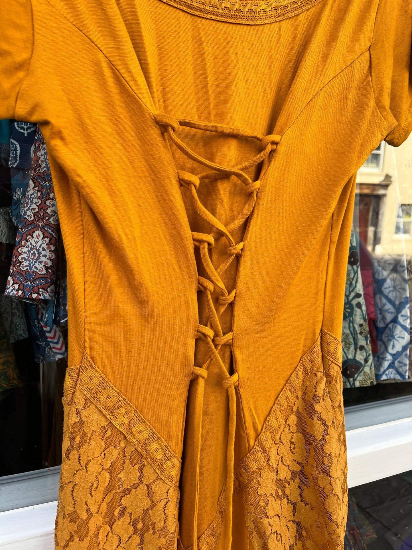 Mustard Pixie Mini Dress