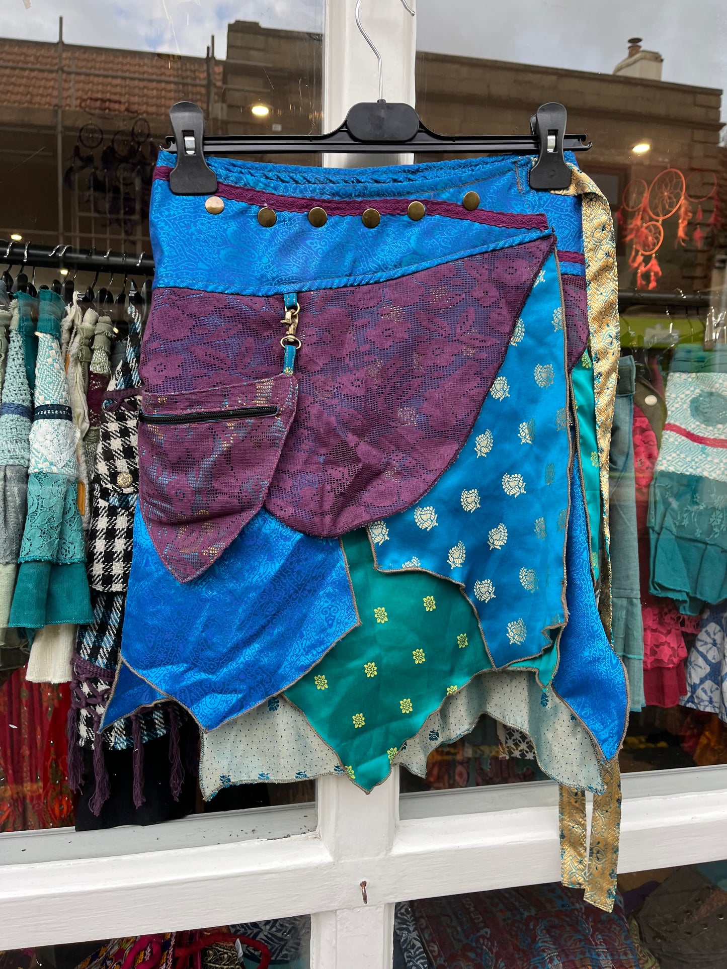 OOAK Lapis Hankie Mini Skirt