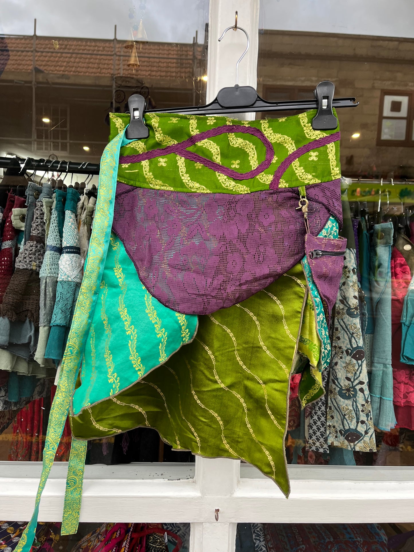 OOAK Jade Hankie Mini Skirt