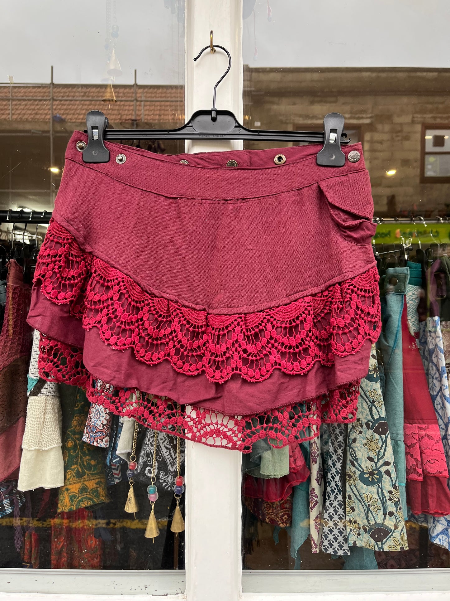 Berry Pixie Mini Skirt