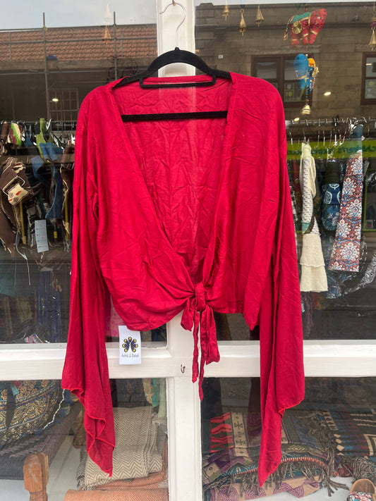 Lightweight Cotton Tie Top