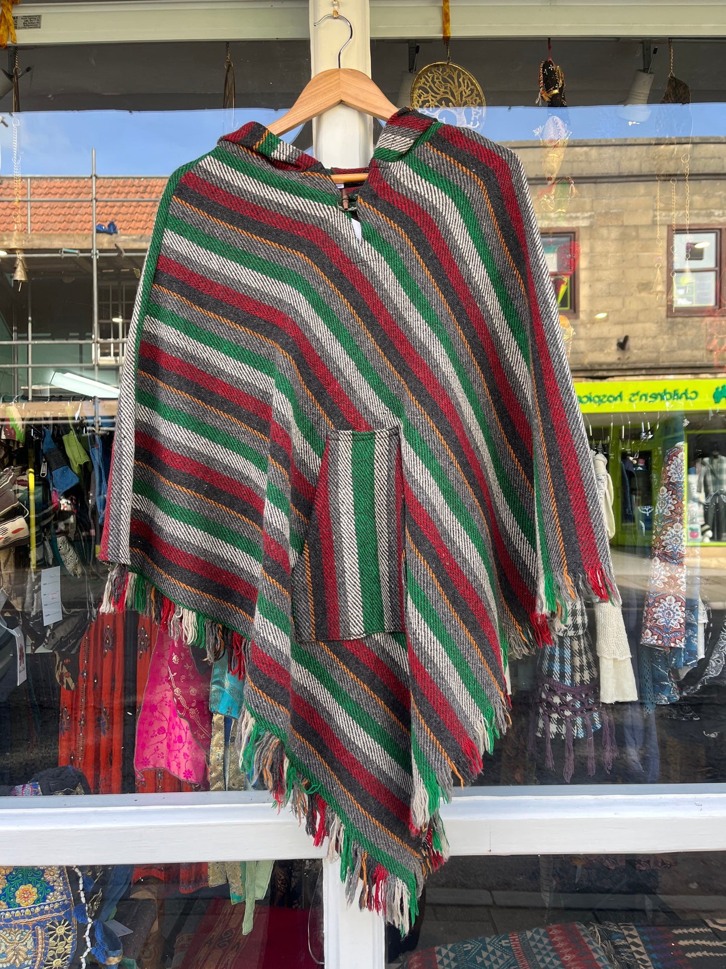 Stripe Poncho 🍂✨