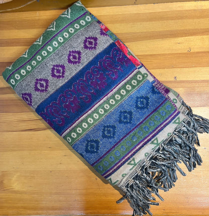 Earth Geometry Blanket / Shawl