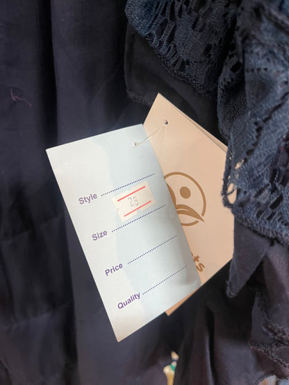 Waterfall Lace Purple Skirt