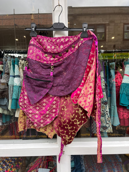 OOAK Quartz Hankie Mini Skirt