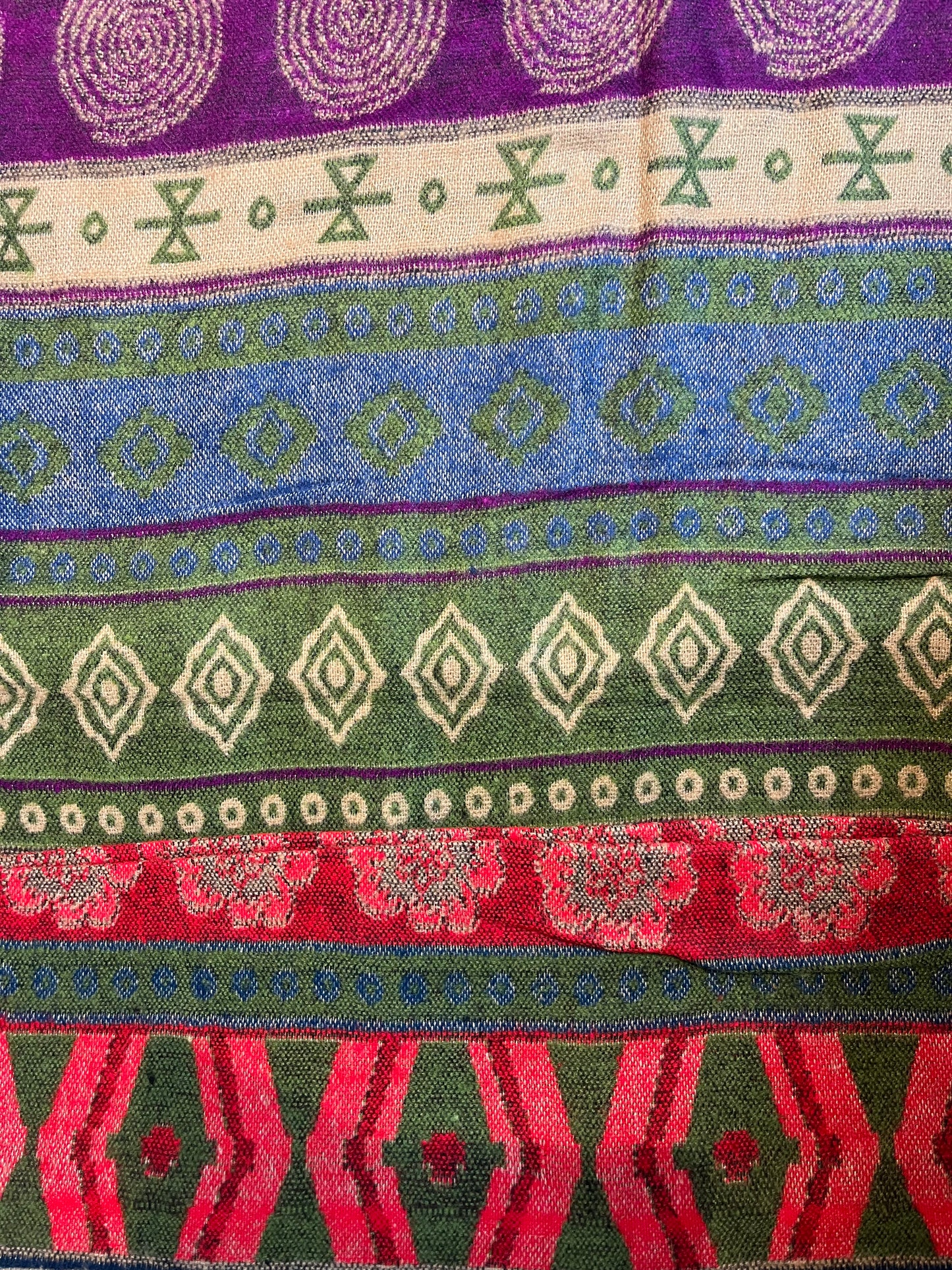 Earth Geometry Blanket / Shawl