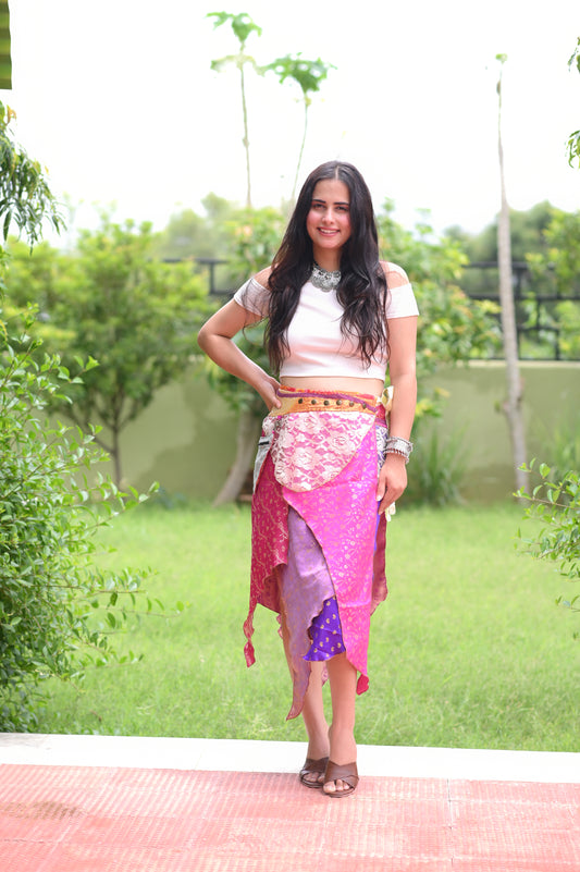 Handmade Bohemian Layered Skirt