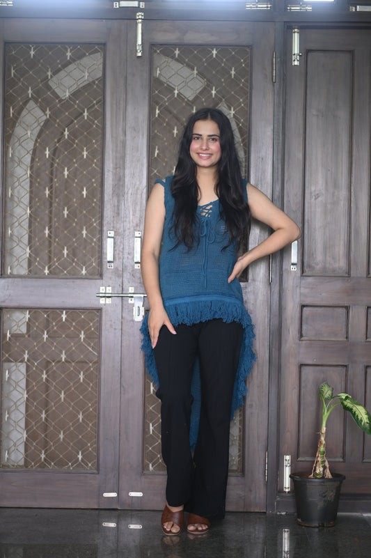 Boho Tide Asymmetrical Top