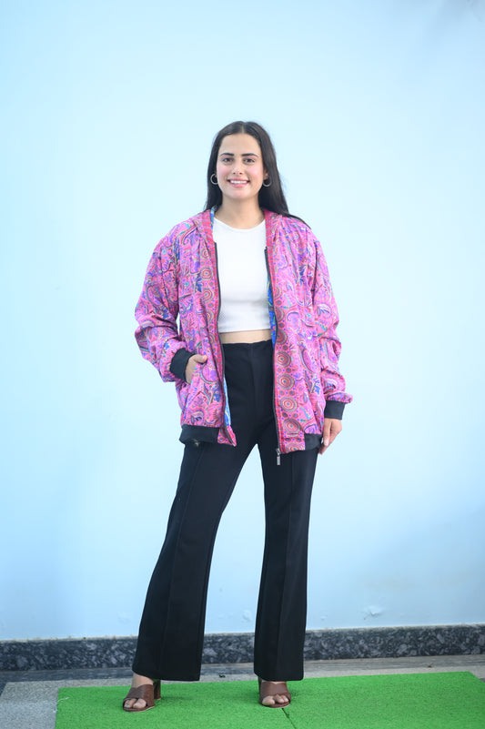 Pink Bloom Festival Jacket