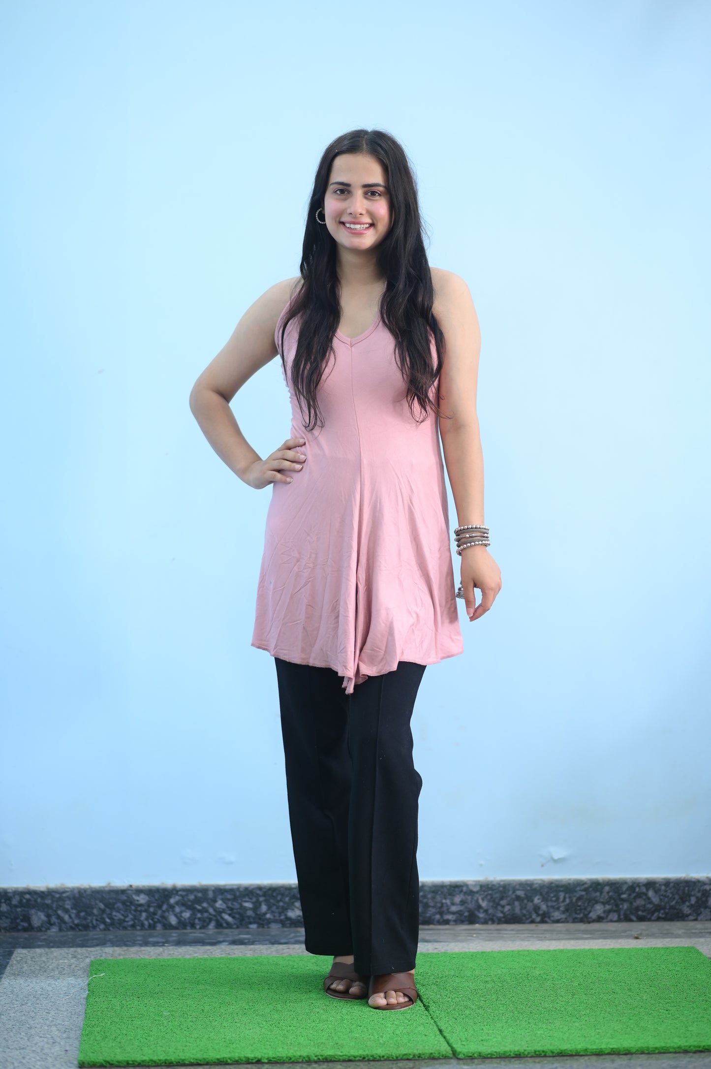 Rose Glow Casual Top