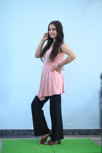Rose Glow Casual Top