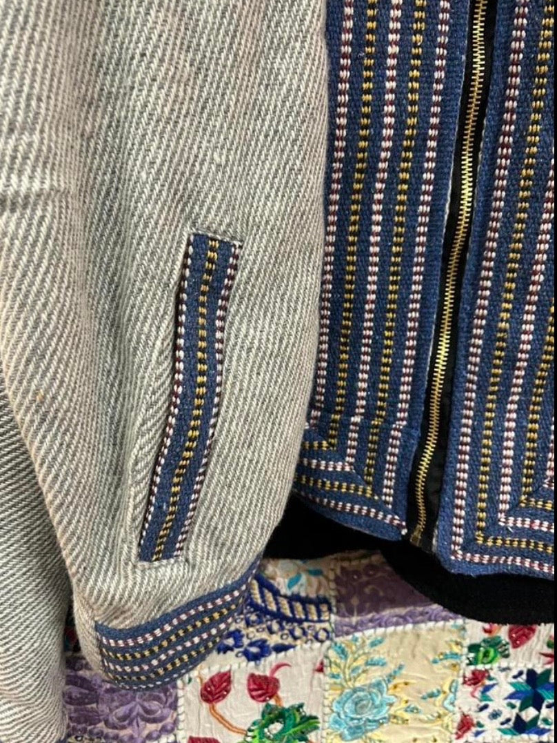 Grey Fleece Lined Unisex Jacket 🩶