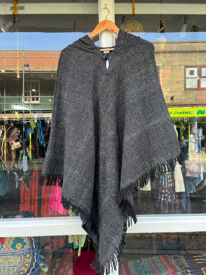 Grey Poncho 🍂✨