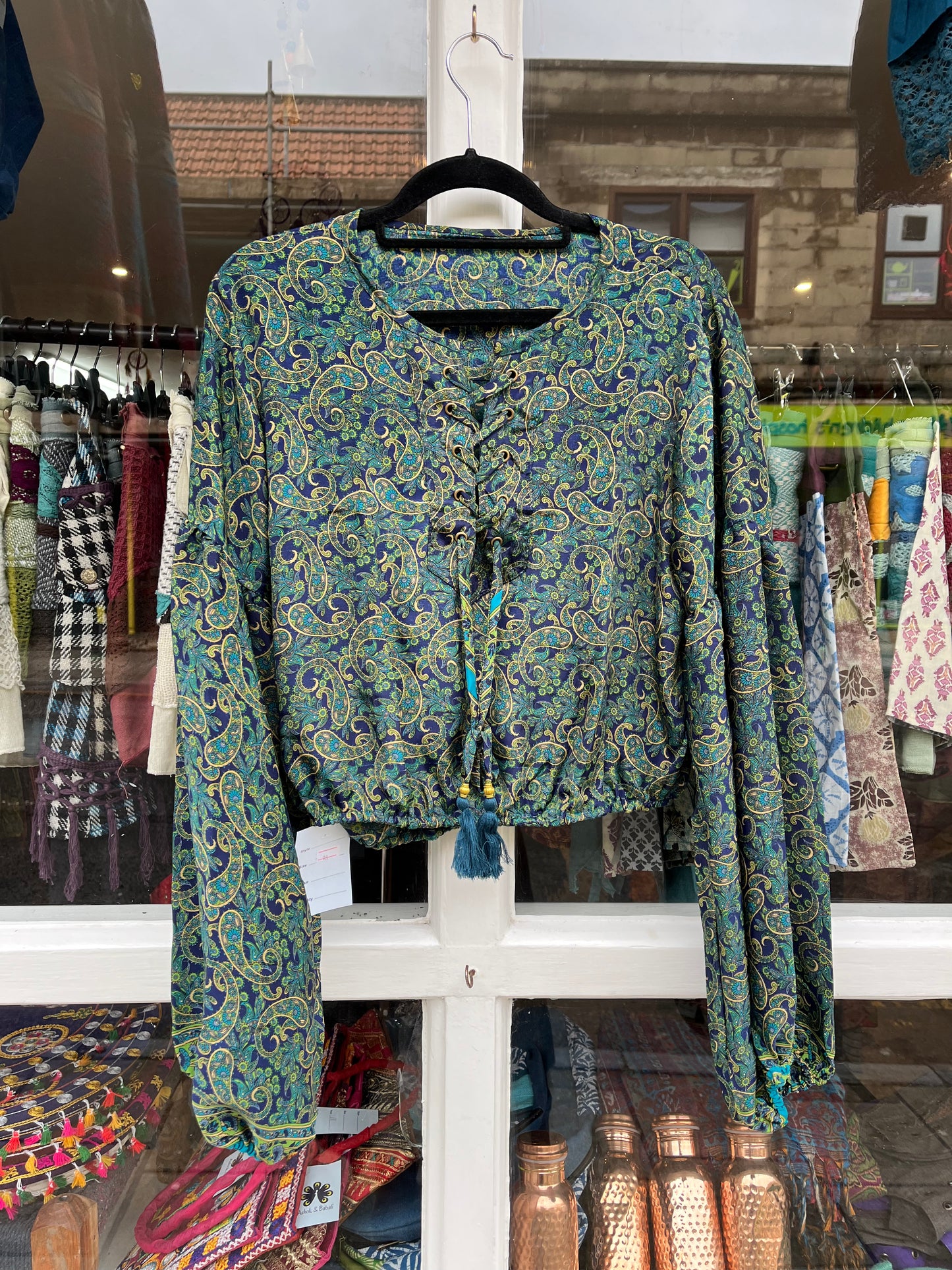 Paisley Silky Medieval Top