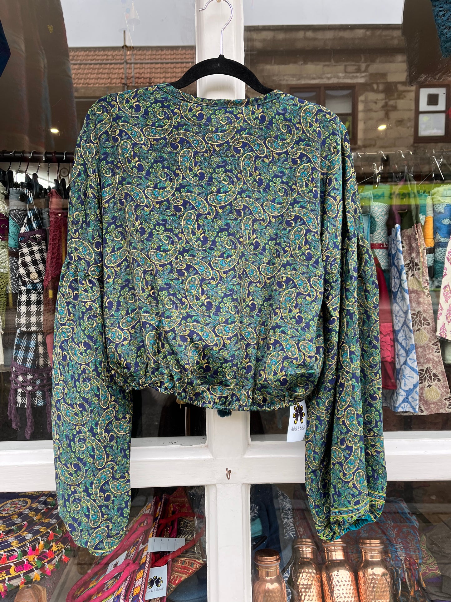 Paisley Silky Medieval Top