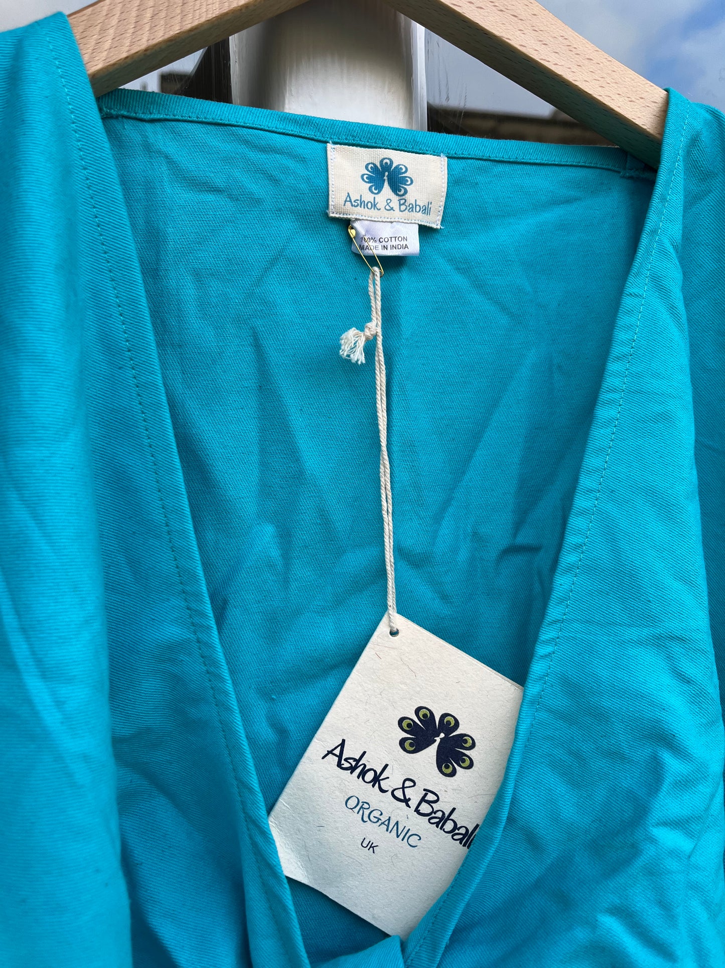 Santorini Cotton Wrap Top