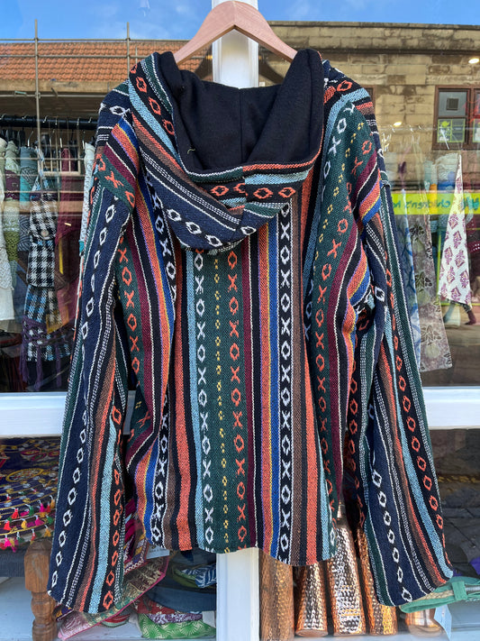 Art Geometric Fleece Jacket