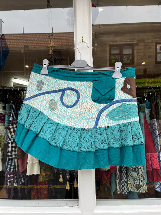 Waves Pixie Mini Skirt