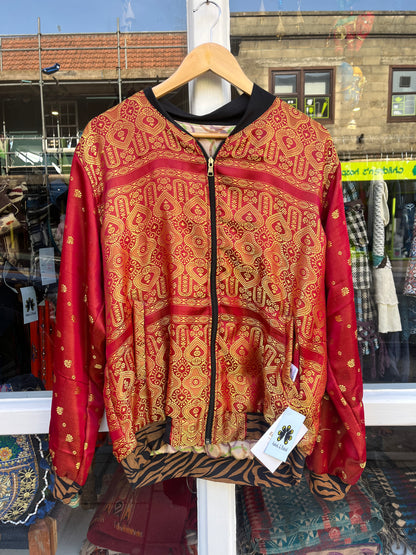 Fire Reversible Unisex Silk Jacket ✨