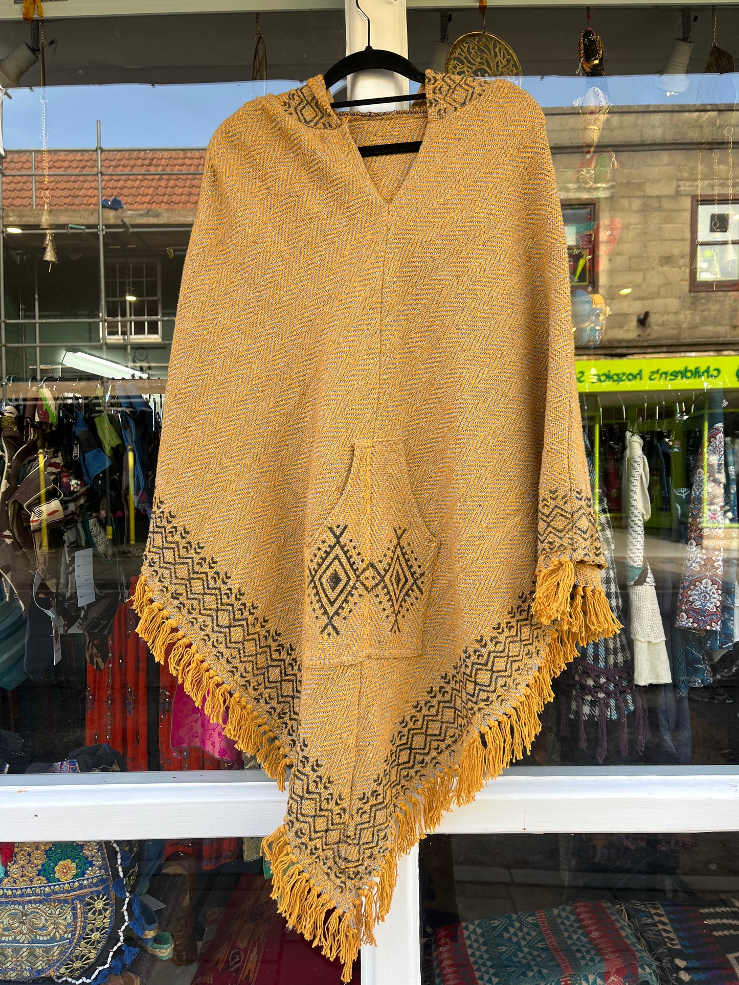 Orche Block Print Poncho 🍂✨