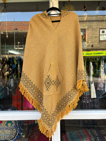 Orche Block Print Poncho 🍂✨