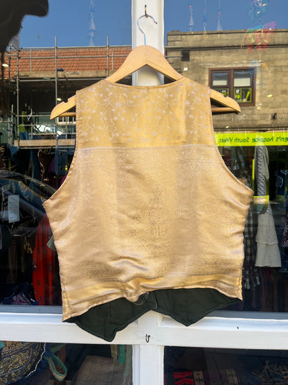 Smaug OOAK Sari Waistcoat