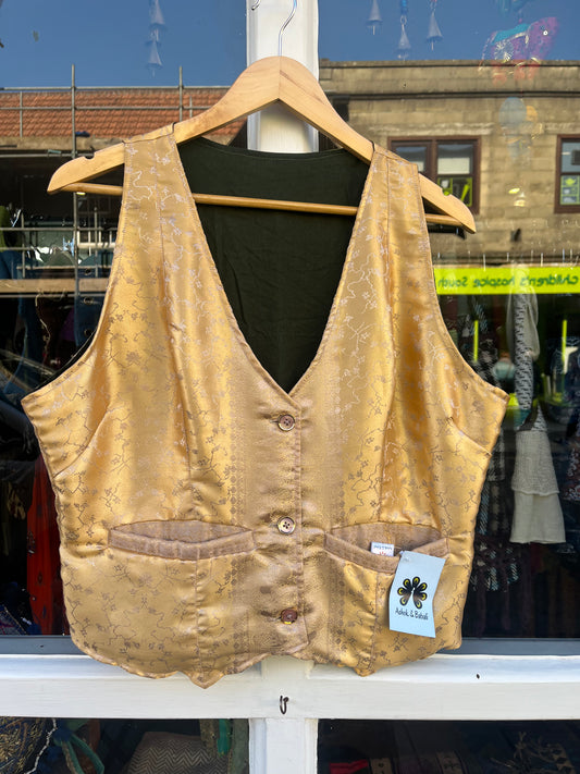Smaug OOAK Sari Waistcoat