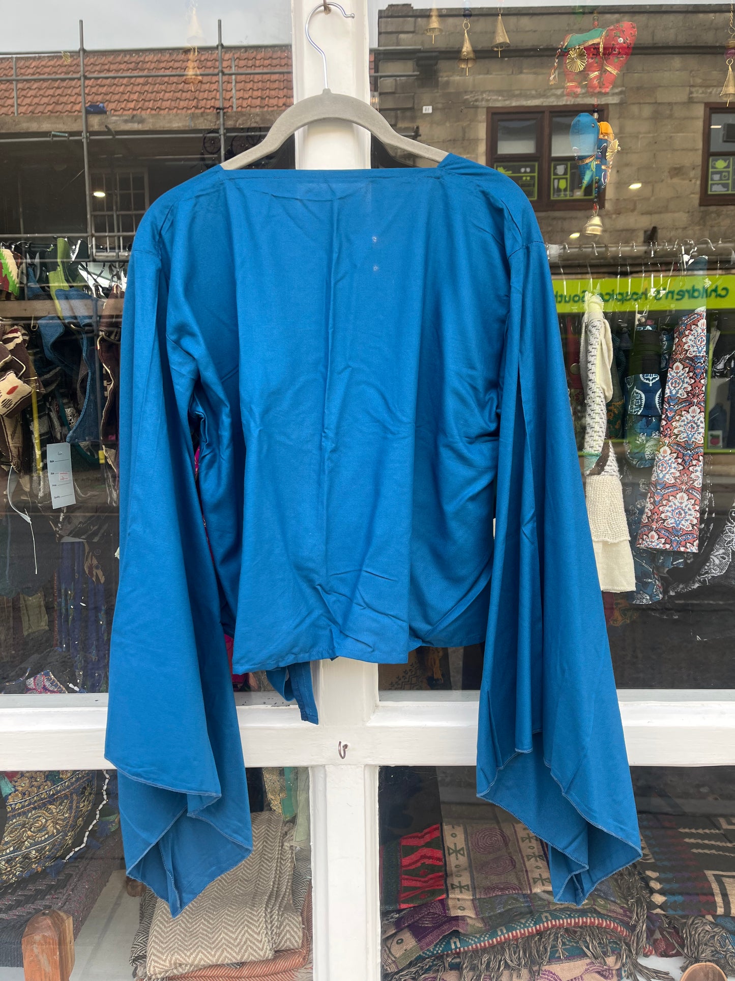 Azure Lightweight Cotton Tie Top