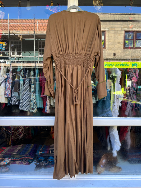 Walnut Maid Marion Maxi Dress