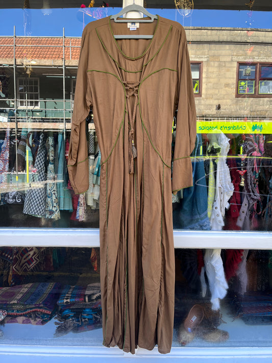 Walnut Maid Marion Maxi Dress