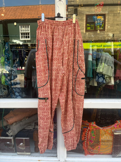 Terracotta Sun Harem Pants
