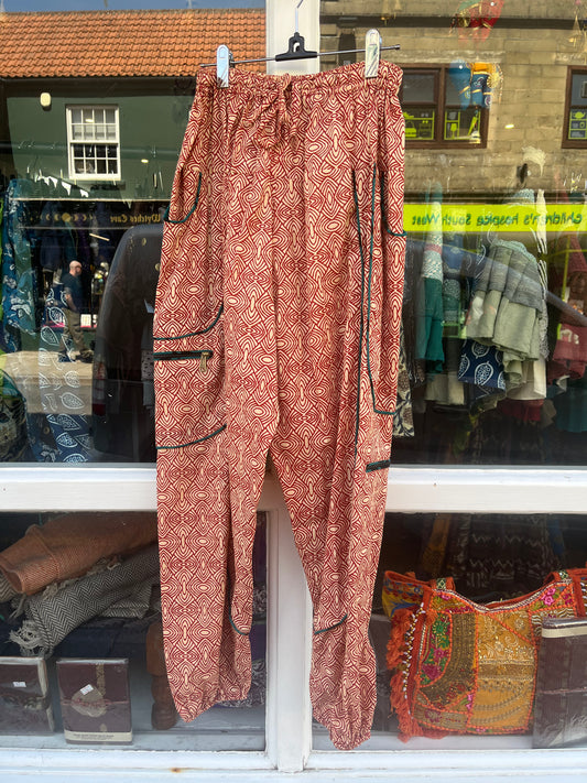 Terracotta Sun Harem Pants