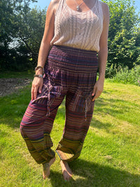 Hareem Cotton Stripe Pants