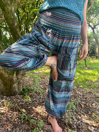 Hareem Cotton Stripe Pants